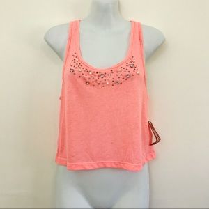 ✨3/$12✨ Arizona Jean Co beaded Crop Top